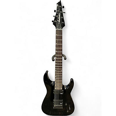 Used Jackson JS22-7 Dinky 7 String Black Solid Body Electric Guitar