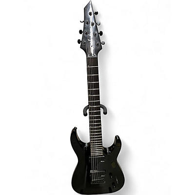 Used Jackson JS22-7 Dinky 7 String Black Solid Body Electric Guitar