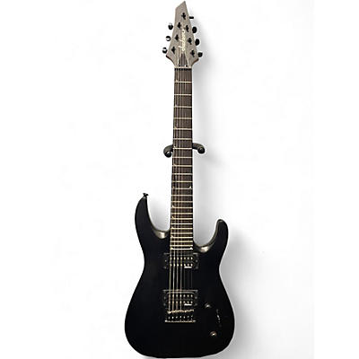 Used Jackson JS22-7 Dinky 7 String Black Solid Body Electric Guitar