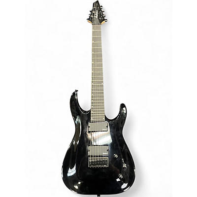 Used Jackson JS22-7 Dinky 7 String Black Solid Body Electric Guitar