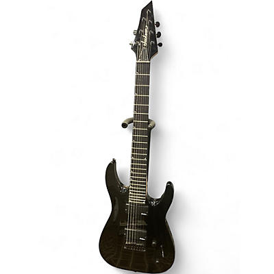 Used Jackson JS22-7 Dinky 7 String Black Solid Body Electric Guitar