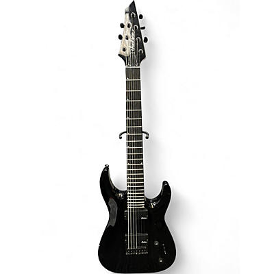 Used Jackson JS22-7 Dinky 7 String Black Solid Body Electric Guitar