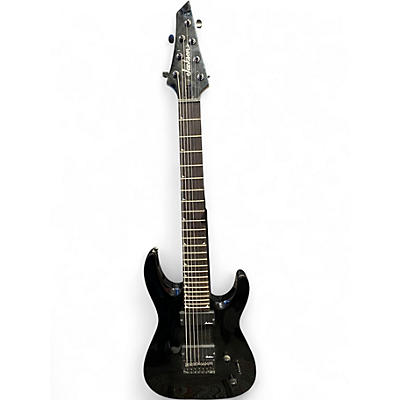 Used Jackson JS22-7 Dinky 7 String Black Solid Body Electric Guitar