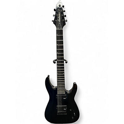 Used Jackson JS22-7 Dinky 7 String Black Solid Body Electric Guitar
