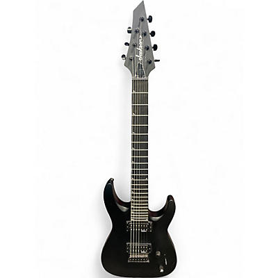 Used Jackson JS22-7 Dinky 7 String Black Solid Body Electric Guitar
