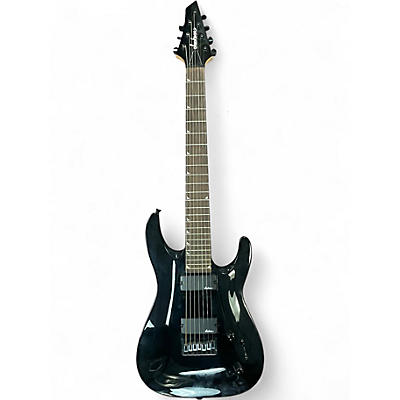 Used Jackson JS22-7 Dinky 7 String Black Solid Body Electric Guitar
