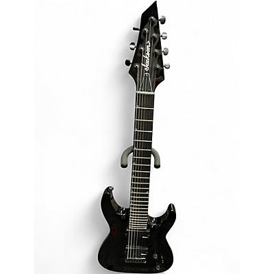 Used Jackson JS22-7 Dinky 7 String Black Solid Body Electric Guitar