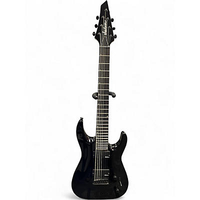 Used Jackson JS22-7 Dinky 7 String Black Solid Body Electric Guitar