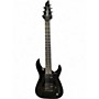 Used Jackson JS22-7 Dinky 7 String Black Solid Body Electric Guitar Black