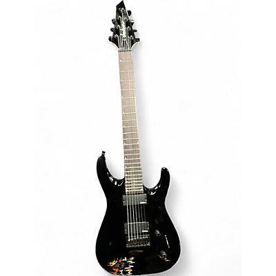 Used Jackson JS22-7 Dinky 7 String Black Solid Body Electric Guitar