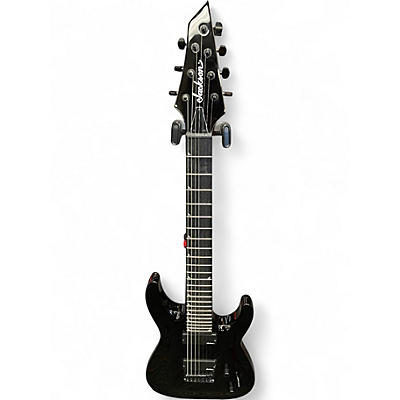 Used Jackson JS22-7 Dinky 7 String Black Solid Body Electric Guitar