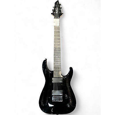Used Jackson JS22-7 Dinky 7 String Black Solid Body Electric Guitar