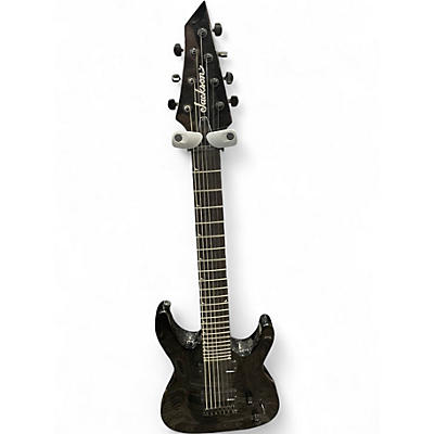 Used Jackson JS22-7 Dinky 7 String Black Solid Body Electric Guitar