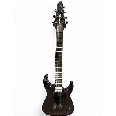 Used Jackson JS22-7 Dinky 7 String Black Solid Body Electric Guitar