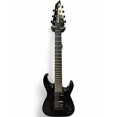 Used Jackson JS22-7 Dinky 7 String Black Solid Body Electric Guitar
