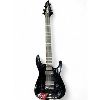 Used Jackson JS22-7 Dinky 7 String Black Solid Body Electric Guitar
