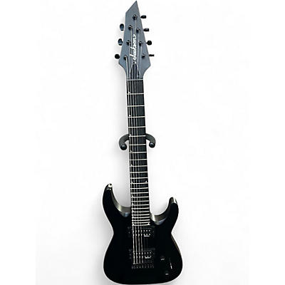 Used Jackson JS22-7 Dinky 7 String Black Solid Body Electric Guitar