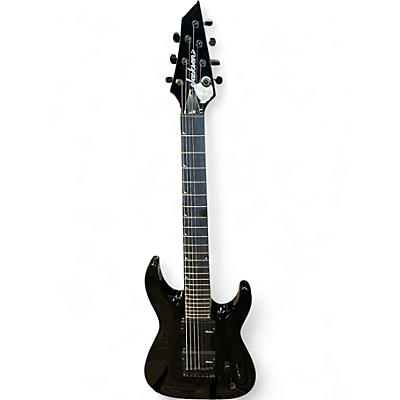 Used Jackson JS22-7 Dinky 7 String Black Solid Body Electric Guitar