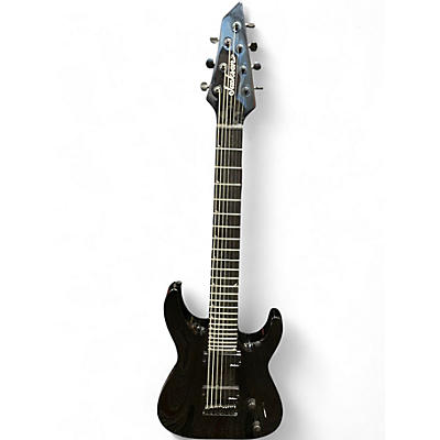 Used Jackson JS22-7 Dinky 7 String Black Solid Body Electric Guitar