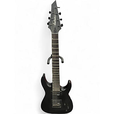 Used Jackson JS22-7 Dinky 7 String Black Solid Body Electric Guitar