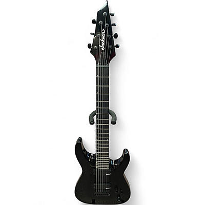 Used Jackson JS22-7 Dinky 7 String Black Solid Body Electric Guitar