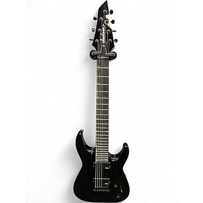 Used Jackson JS22-7 Dinky 7 String Black Solid Body Electric Guitar