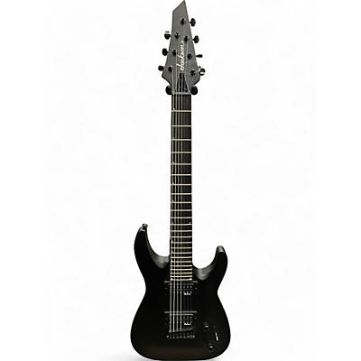 Jackson Used Jackson JS22-7 Dinky 7 String Flat Black Solid Body Electric Guitar