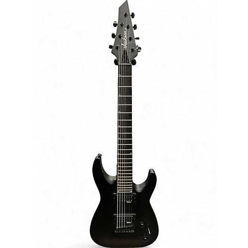 Jackson Used Jackson JS22-7 Dinky 7 String Flat Black Solid Body Electric Guitar Flat Black