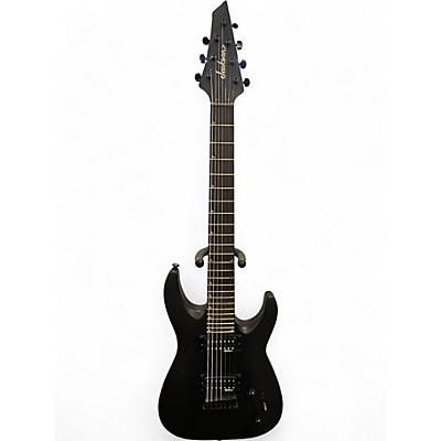 Used Jackson JS22-7 Dinky 7 String SATIN BLACK Solid Body Electric Guitar