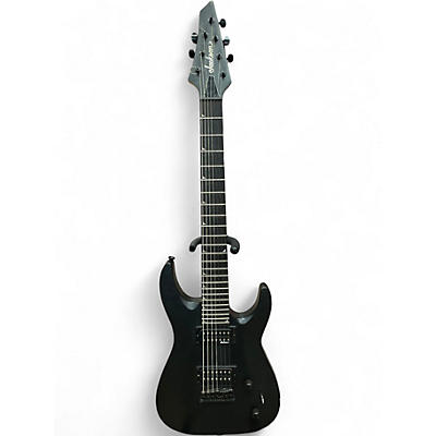 Used Jackson JS22-7 Dinky 7 String Satin Black Solid Body Electric Guitar