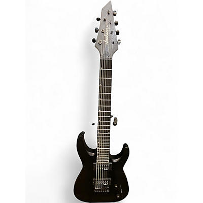 Used Jackson JS22-7 Dinky 7 String Satin Black Solid Body Electric Guitar