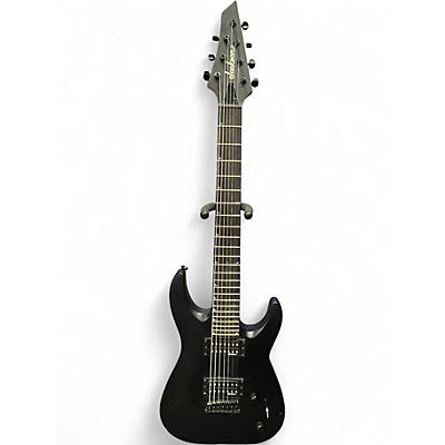 Used Jackson JS22-7 Dinky 7 String Satin Black Solid Body Electric Guitar