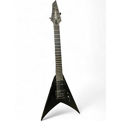 Used Jackson JS22 7 V Black Solid Body Electric Guitar