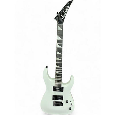 Jackson Used Jackson JS22 Dinky Alpine White Solid Body Electric Guitar