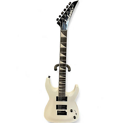 Used Jackson JS22 Dinky Alpine White Solid Body Electric Guitar