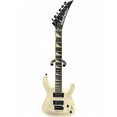 Used Jackson JS22 Dinky Alpine White Solid Body Electric Guitar