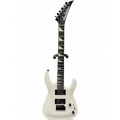 Used Jackson JS22 Dinky Alpine White Solid Body Electric Guitar