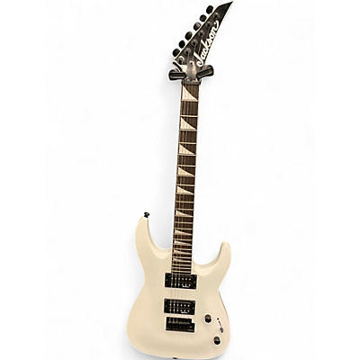 Used Jackson JS22 Dinky Alpine White Solid Body Electric Guitar