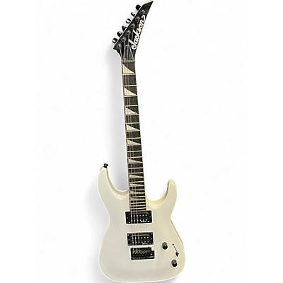 Used Jackson JS22 Dinky Arctic White Solid Body Electric Guitar