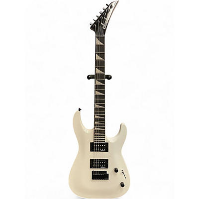 Used Jackson JS22 Dinky Arctic White Solid Body Electric Guitar
