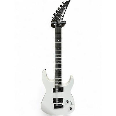 Used Jackson JS22 Dinky Artic White Solid Body Electric Guitar
