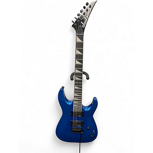 Used Jackson JS22 Dinky Blue Solid Body Electric Guitar Blue