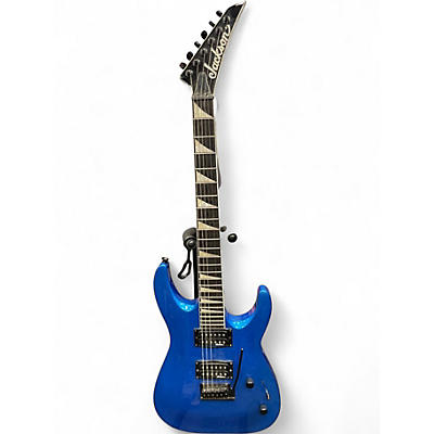 Used Jackson JS22 Dinky Blue Solid Body Electric Guitar