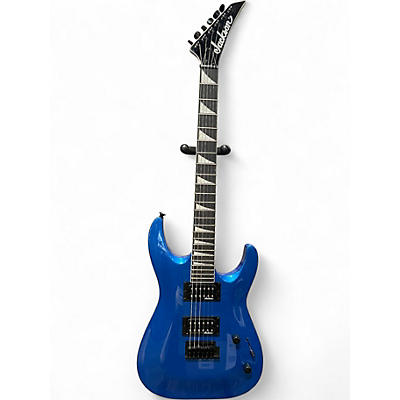 Used Jackson JS22 Dinky Blue Solid Body Electric Guitar