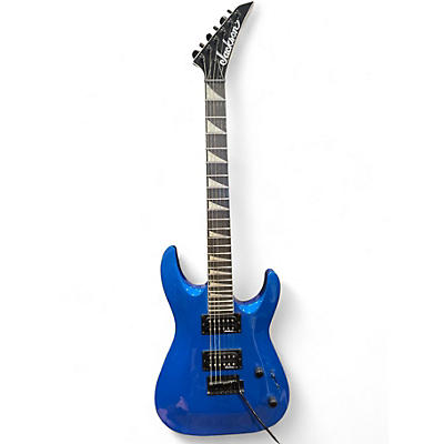 Used Jackson JS22 Dinky Blue Solid Body Electric Guitar