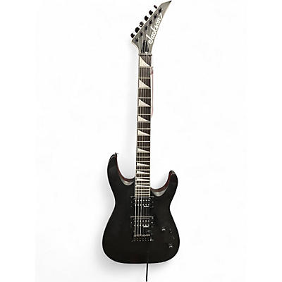 Used Jackson JS22 Dinky Flat Black Solid Body Electric Guitar
