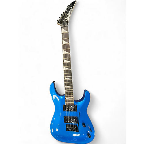 Used Jackson JS22 Dinky Metallic Blue Solid Body Electric Guitar Metallic Blue