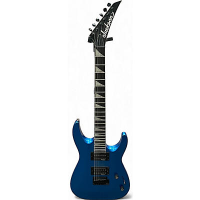 Used Jackson JS22 Dinky Metallic Blue Solid Body Electric Guitar