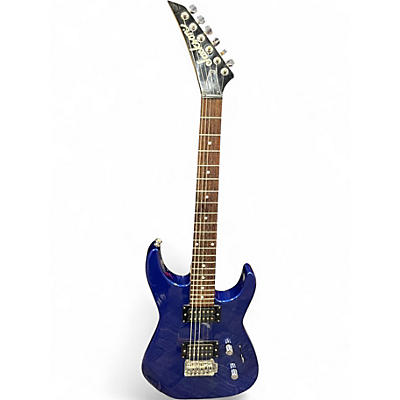 Used Jackson JS22 Dinky Metallic Blue Solid Body Electric Guitar