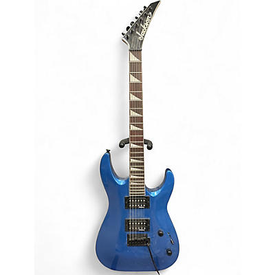 Used Jackson JS22 Dinky Metallic Blue Solid Body Electric Guitar